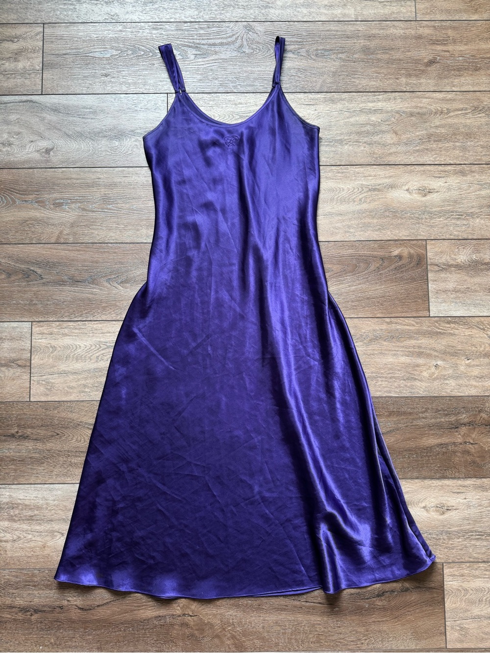 Vintage Oscar De La Renta Satin Slip Nightgown
